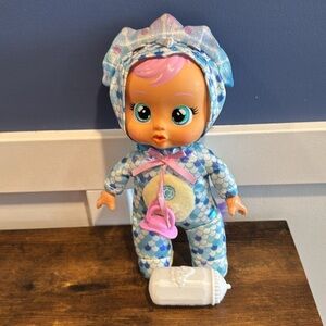 Cry Babies Tiny Cuddles Dinos Tina 10" Baby Doll Real Tears
